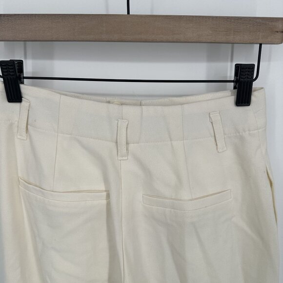 Zara Women's Cream Pants Tapered Leg Size Small - Picture 5 of 5